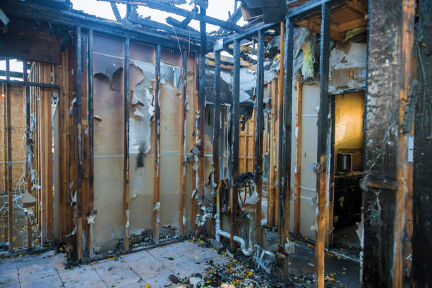 Professional Fire Damage Assessment technician working in Gloucester City, NJ